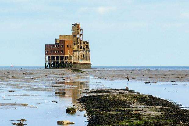 Grain Tower battery muddy causeway Grain Tower battery muddy causeway